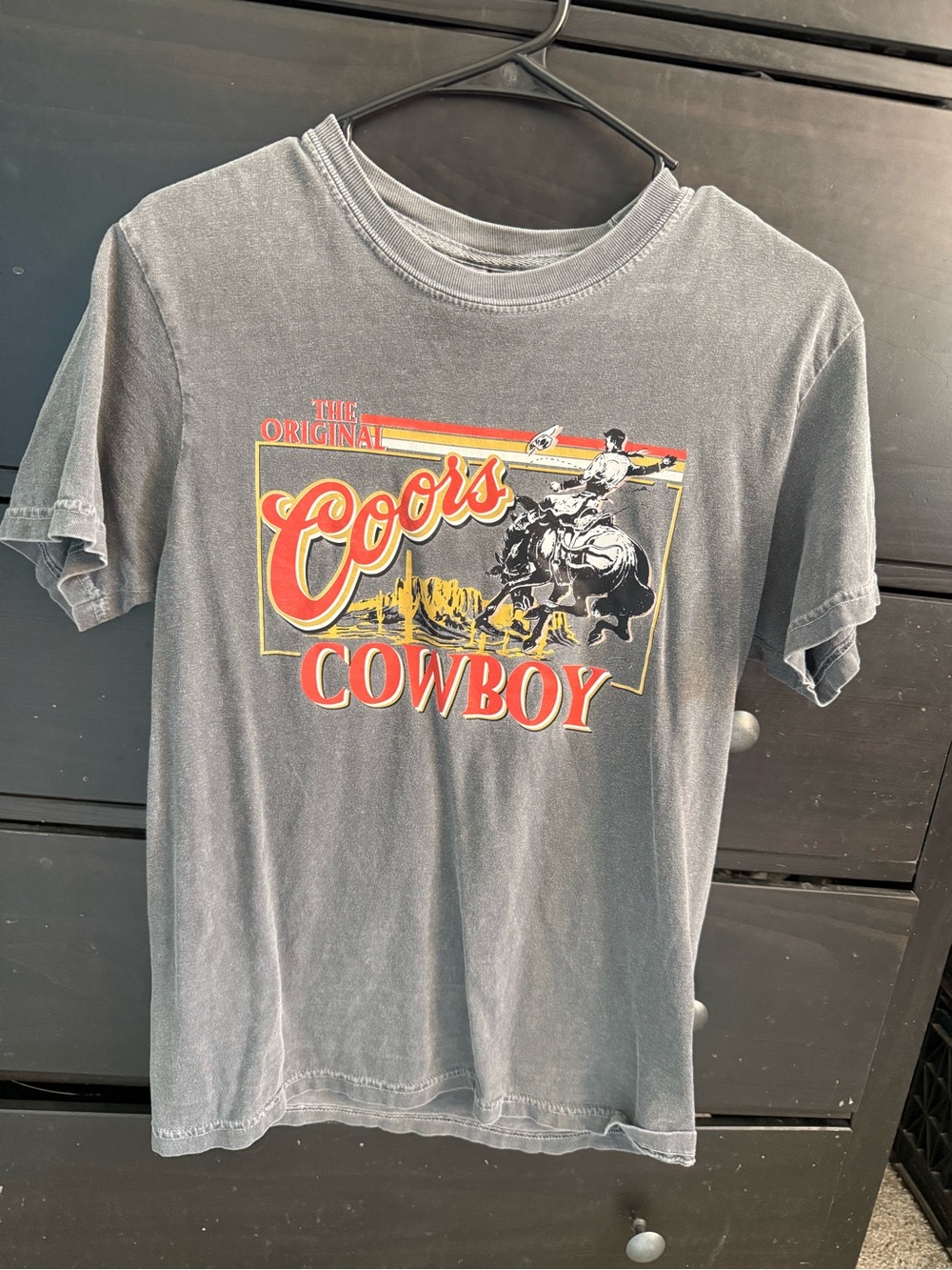Comfort Colors Gray 'Coors Cowboy' Graphic Tee